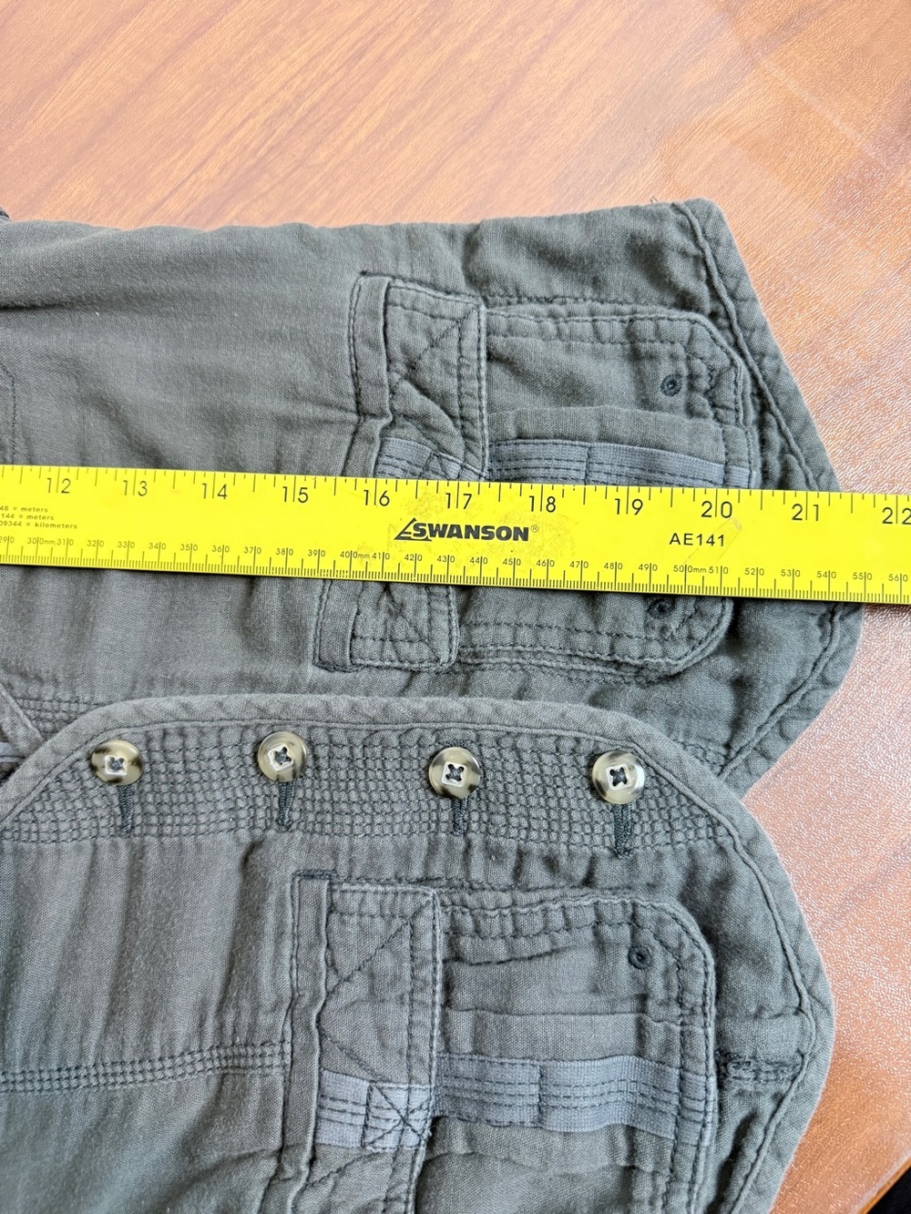American Eagle Outfitters Charcoal Gray Utility Vest S - Picture 8 of 9